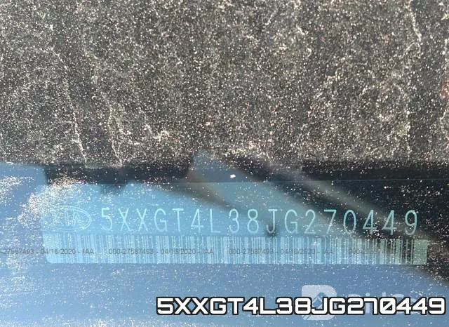 5XXGT4L38JG270449 фото 10