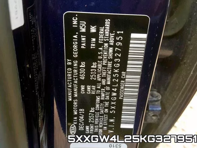 5XXGW4L25KG327951 фото 2