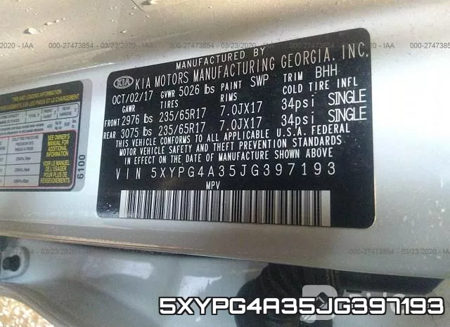 5XYPG4A35JG397193 фото 10