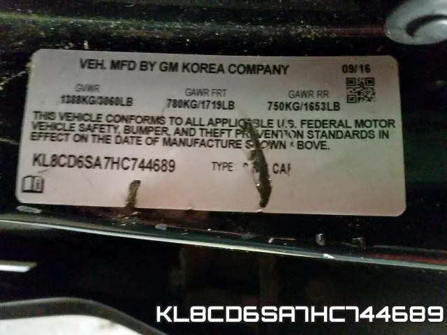 KL8CD6SA7HC744689 фото 2