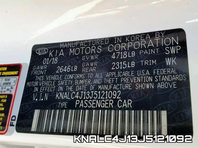 KNALC4J13J5121092 фото 2