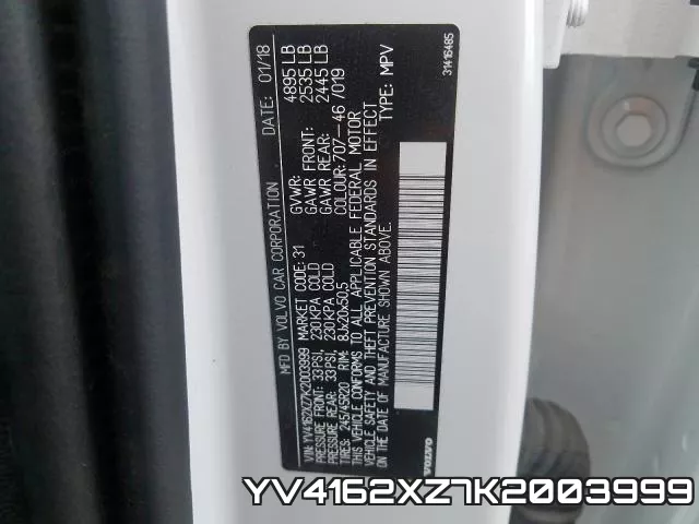 YV4162XZ7K2003999 фото 2
