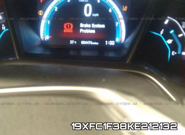 19XFC1F38KE212132 фото 8