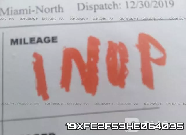 19XFC2F53HE064035 фото 8