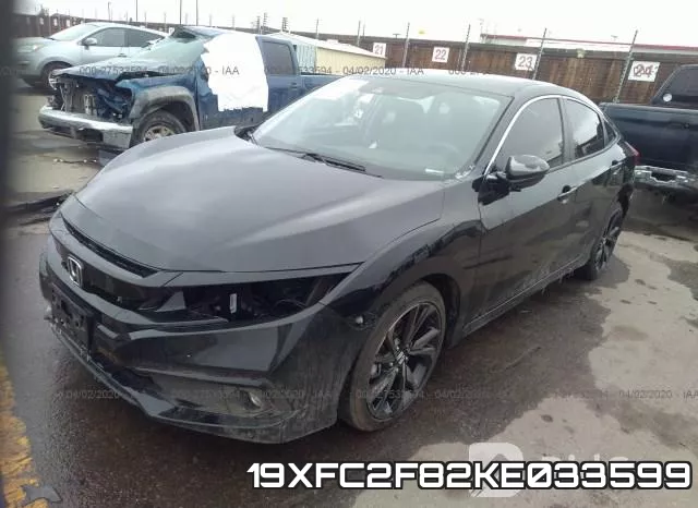 19XFC2F82KE033599 фото 3