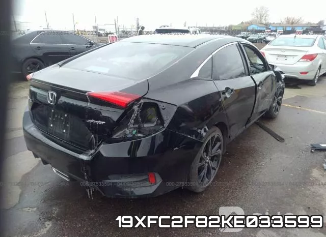 19XFC2F82KE033599 фото 5
