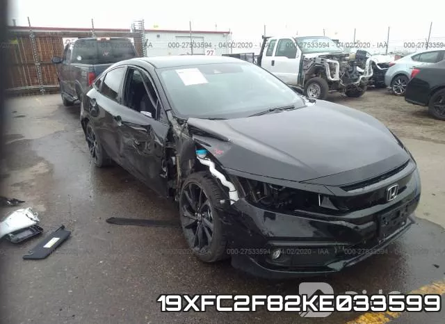 19XFC2F82KE033599 фото 7