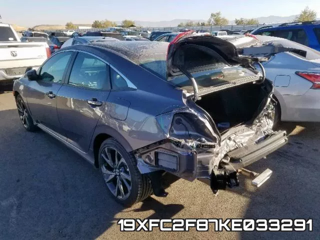19XFC2F87KE033291 фото 4