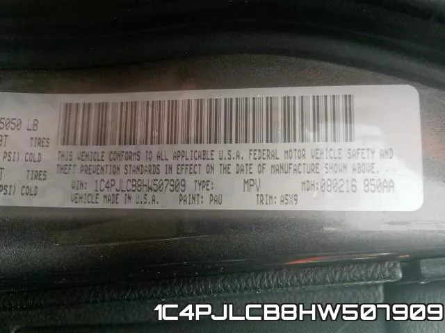 1C4PJLCB8HW507909 фото 2
