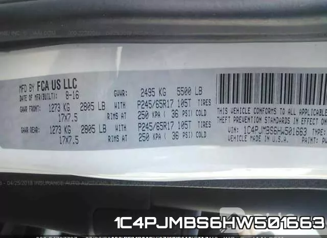 1C4PJMBS6HW501663 фото 10