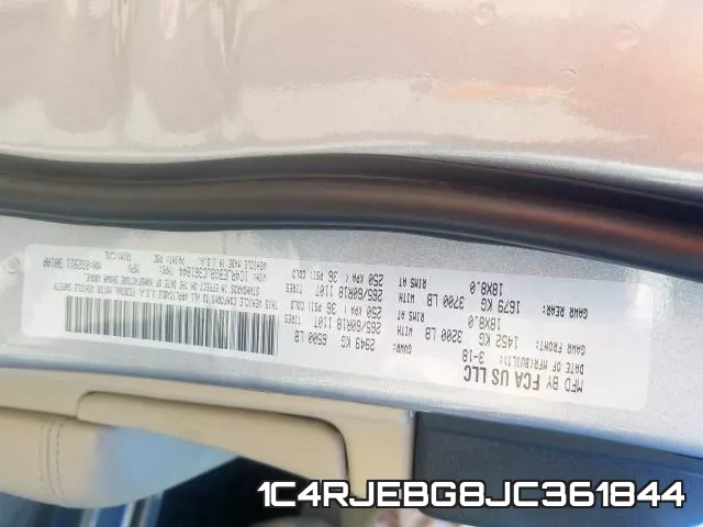 1C4RJEBG8JC361844 фото 2