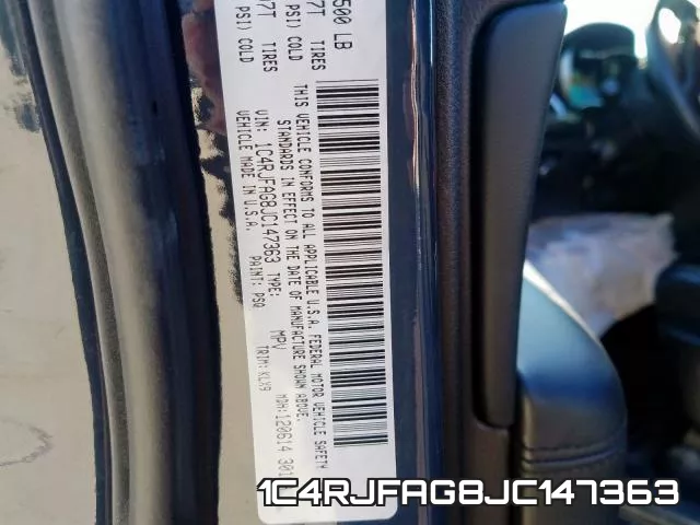 1C4RJFAG8JC147363 фото 2