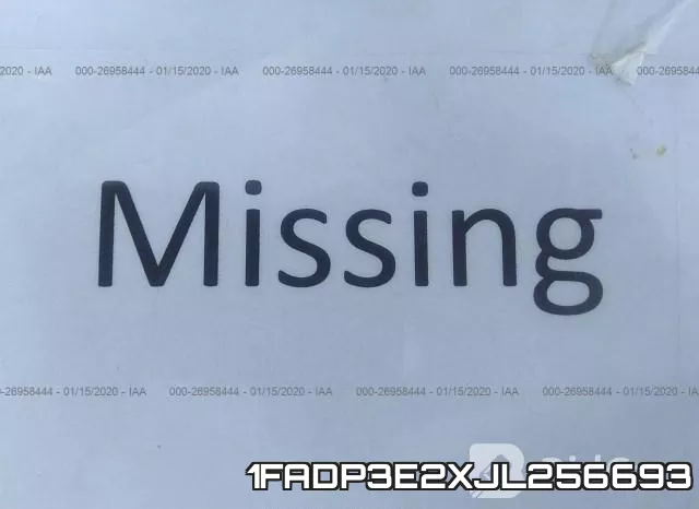 1FADP3E2XJL256693 фото 10
