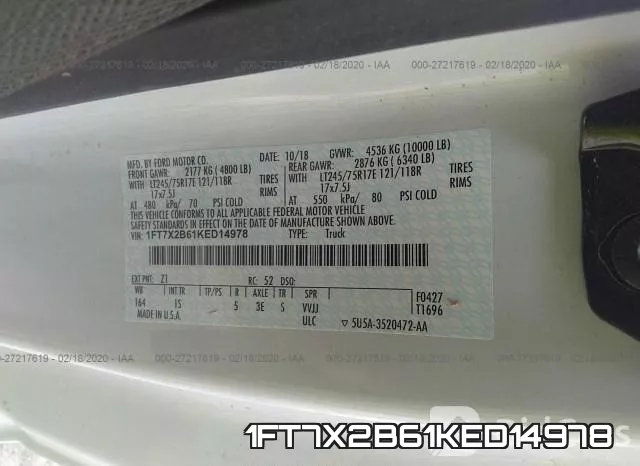 1FT7X2B61KED14978 фото 10