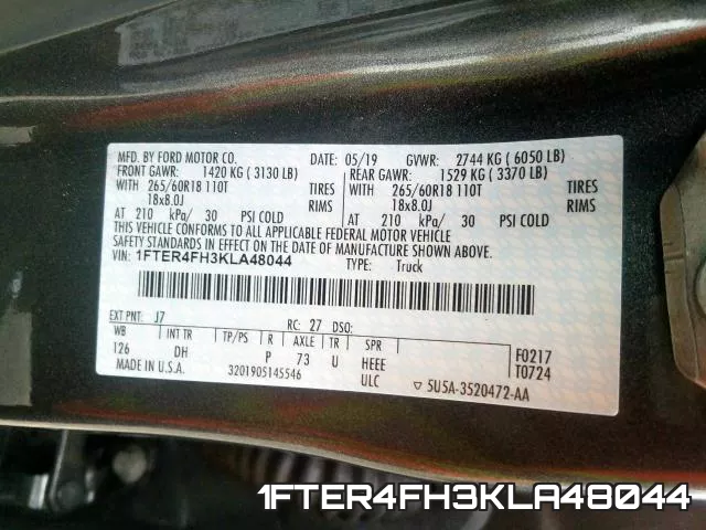 1FTER4FH3KLA48044 фото 2