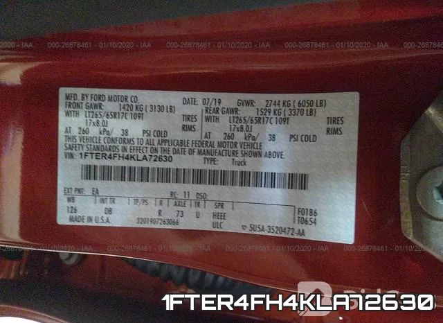 1FTER4FH4KLA72630 фото 10