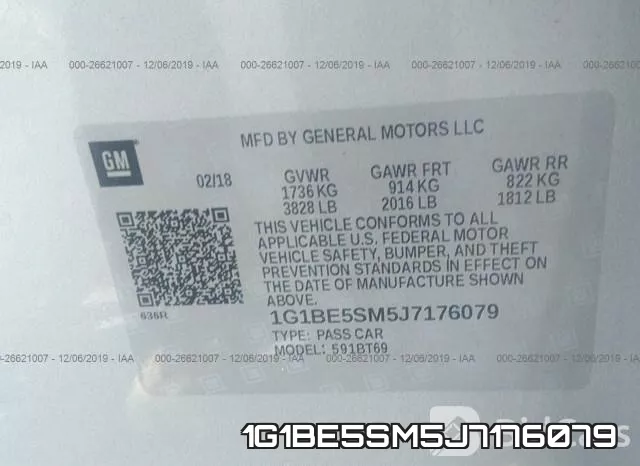 1G1BE5SM5J7176079 фото 10