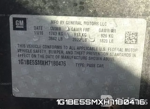 1G1BE5SMXH7180476 фото 10
