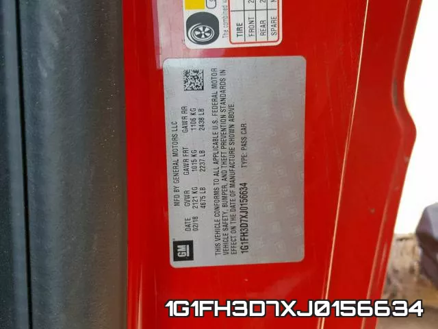 1G1FH3D7XJ0156634 фото 2