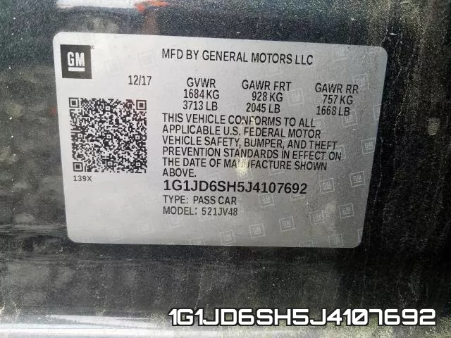 1G1JD6SH5J4107692 фото 2