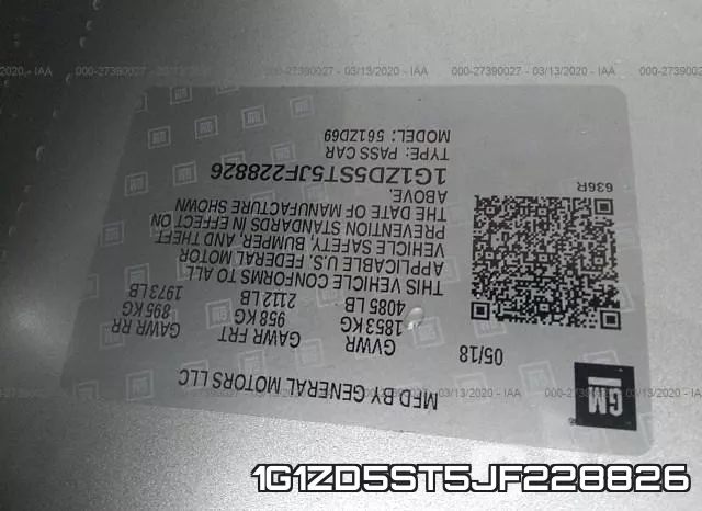 1G1ZD5ST5JF228826 фото 10