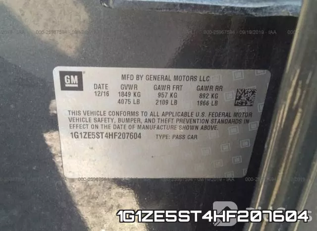 1G1ZE5ST4HF207604 фото 10