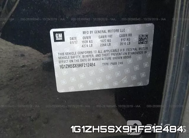 1G1ZH5SX9HF212484 фото 10