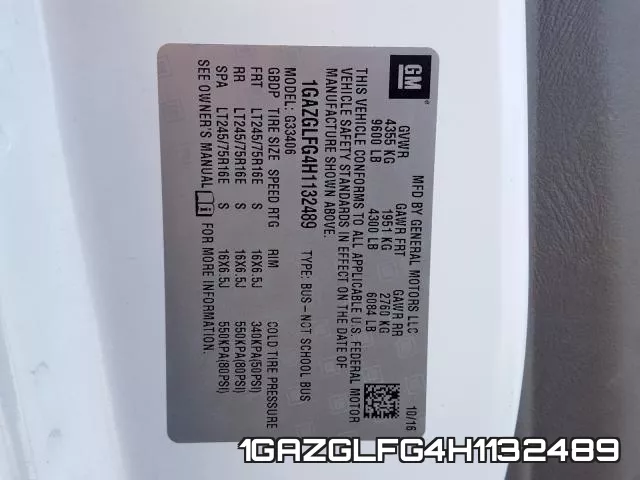 1GAZGLFG4H1132489 фото 2