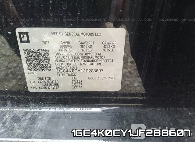 1GC4K0CY1JF288607 фото 10