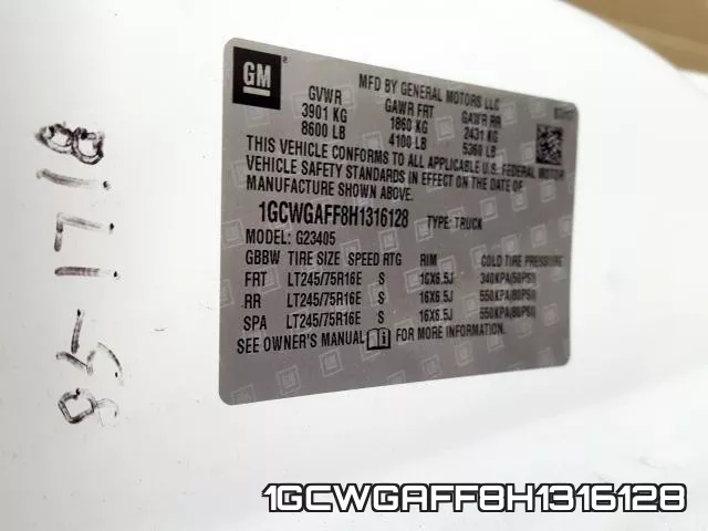1GCWGAFF8H1316128 фото 2