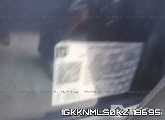 1GKKNMLS0KZ118695 фото 10
