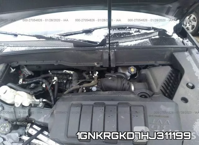 1GNKRGKD7HJ311199 фото 2