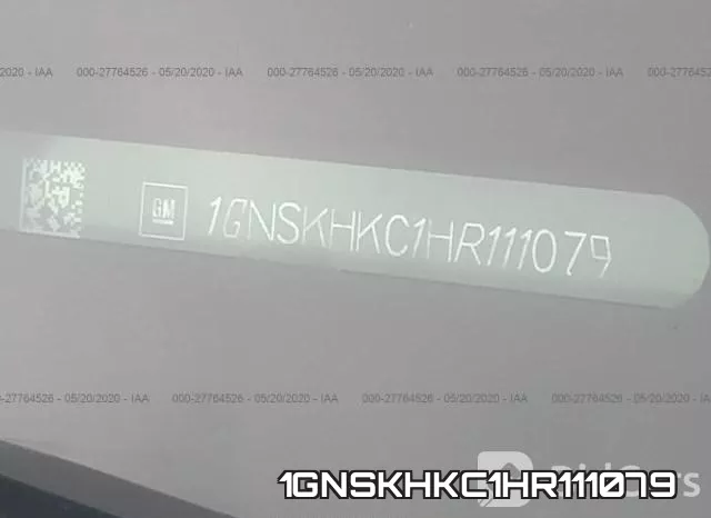 1GNSKHKC1HR111079 фото 10