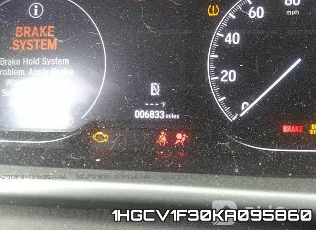 1HGCV1F30KA095860 фото 8
