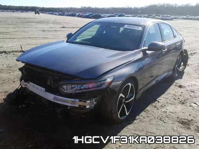1HGCV1F31KA038826 фото 3