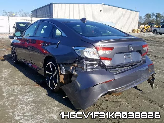 1HGCV1F31KA038826 фото 4