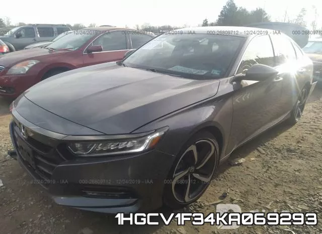 1HGCV1F34KA069293 фото 3