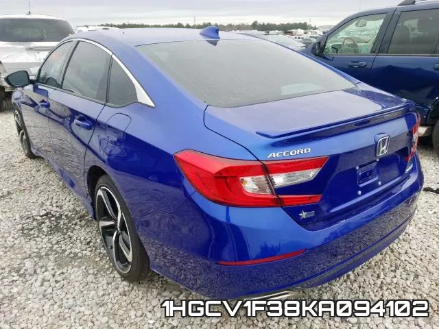 1HGCV1F38KA094102 фото 4