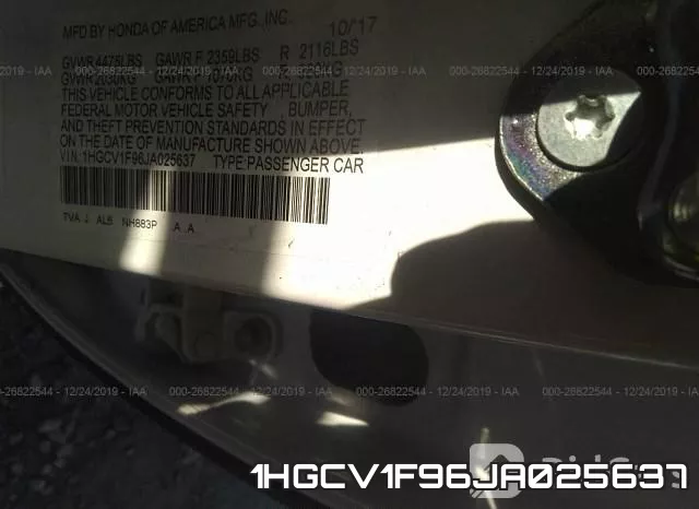 1HGCV1F96JA025637 фото 10
