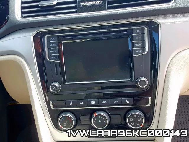 1VWLA7A36KC000143 фото 10
