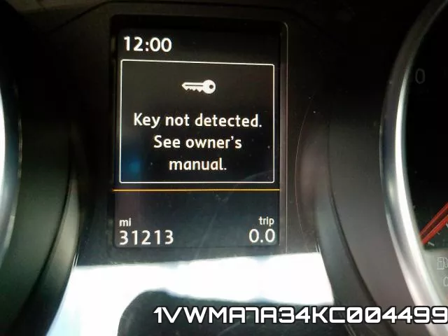1VWMA7A34KC004499 фото 9