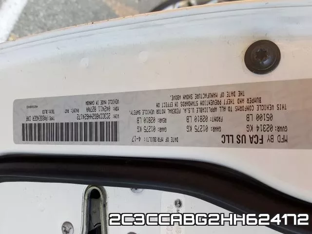 2C3CCABG2HH624172 фото 2