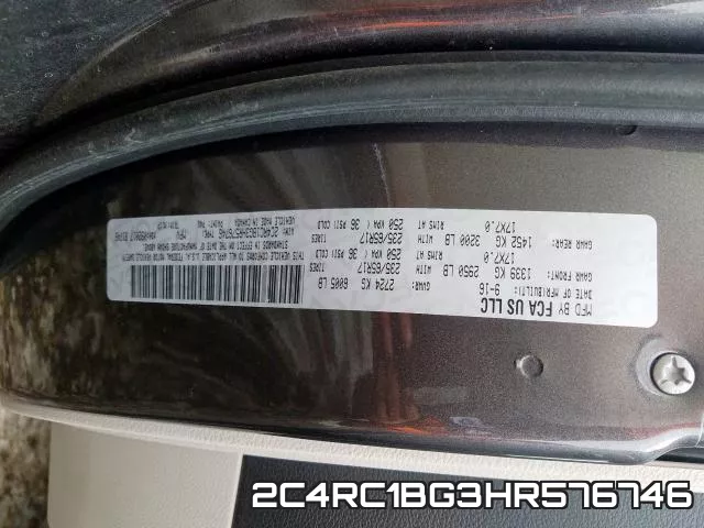 2C4RC1BG3HR576746 фото 2