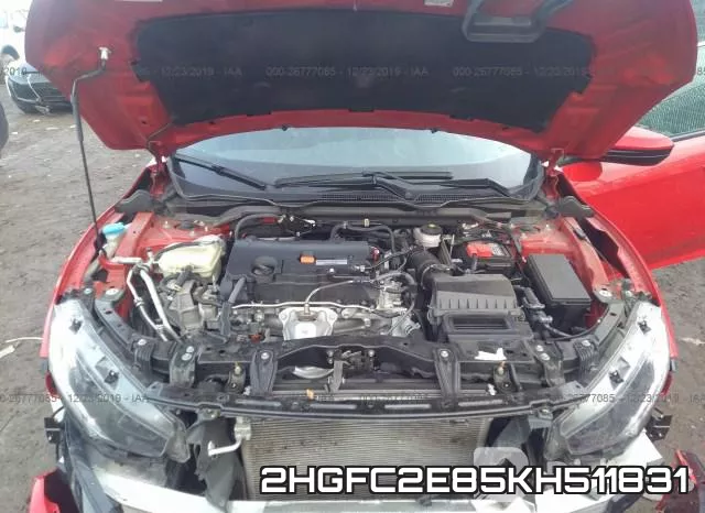 2HGFC2E85KH511831 фото 2