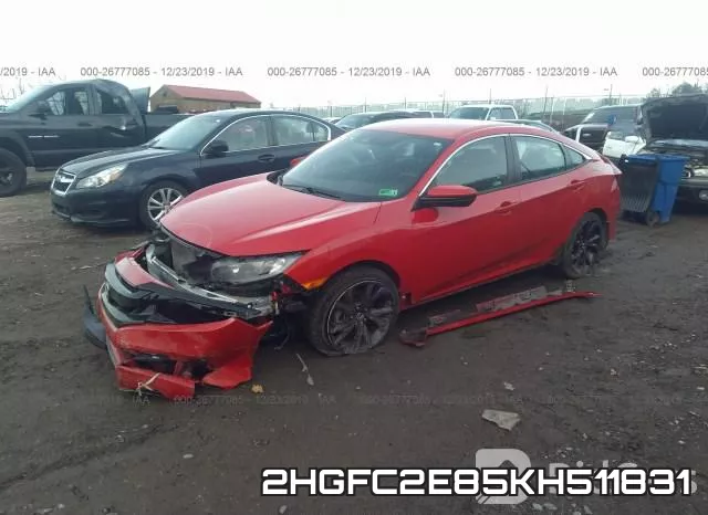 2HGFC2E85KH511831 фото 3