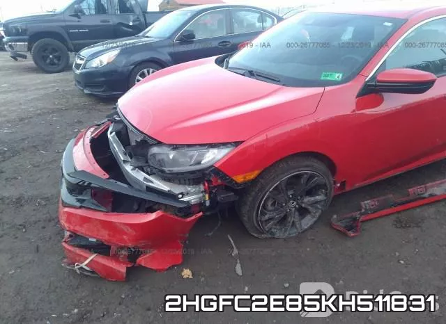 2HGFC2E85KH511831 фото 7