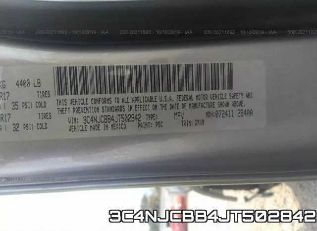 3C4NJCBB4JT502842 фото 10