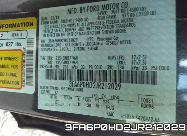3FA6P0HD2JR212029 фото 10
