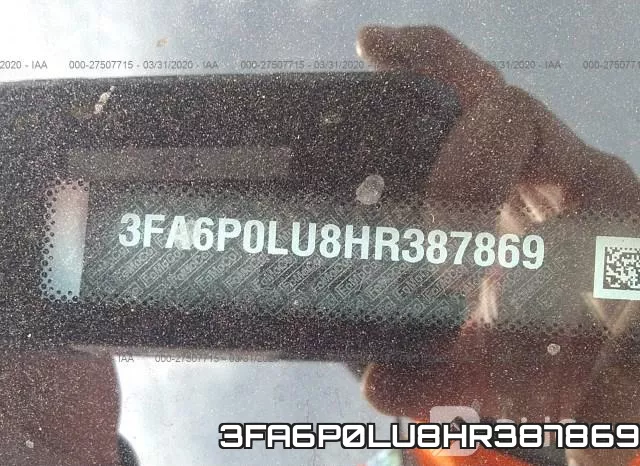 3FA6P0LU8HR387869 фото 10