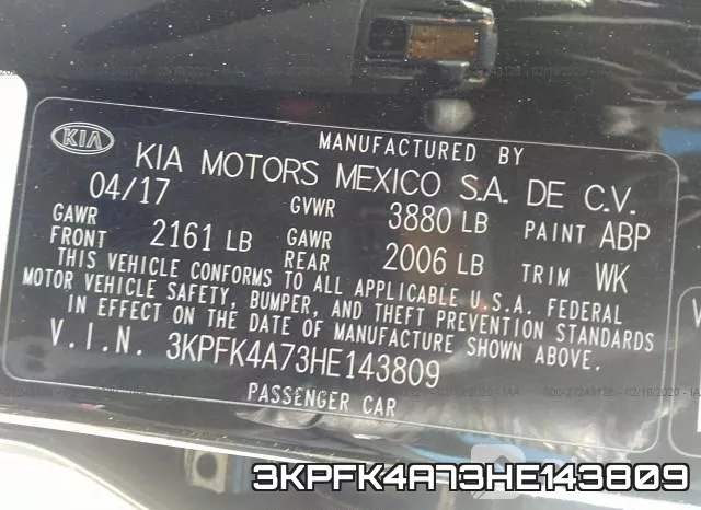3KPFK4A73HE143809 фото 10